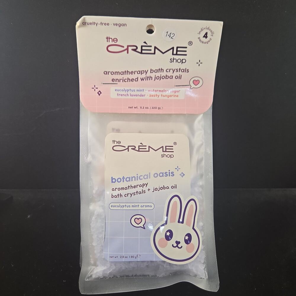 the CRÈME shop Aromatherapy Bath Crystals Jojoba Oil